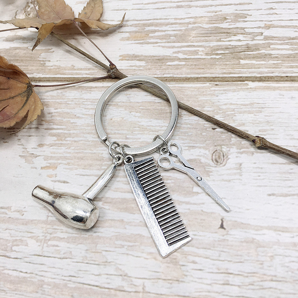 Hairdresser Stylist Trendy Hairstylist Keychain dde16d4e 5849 4ba9 85a6 3412c423009b
