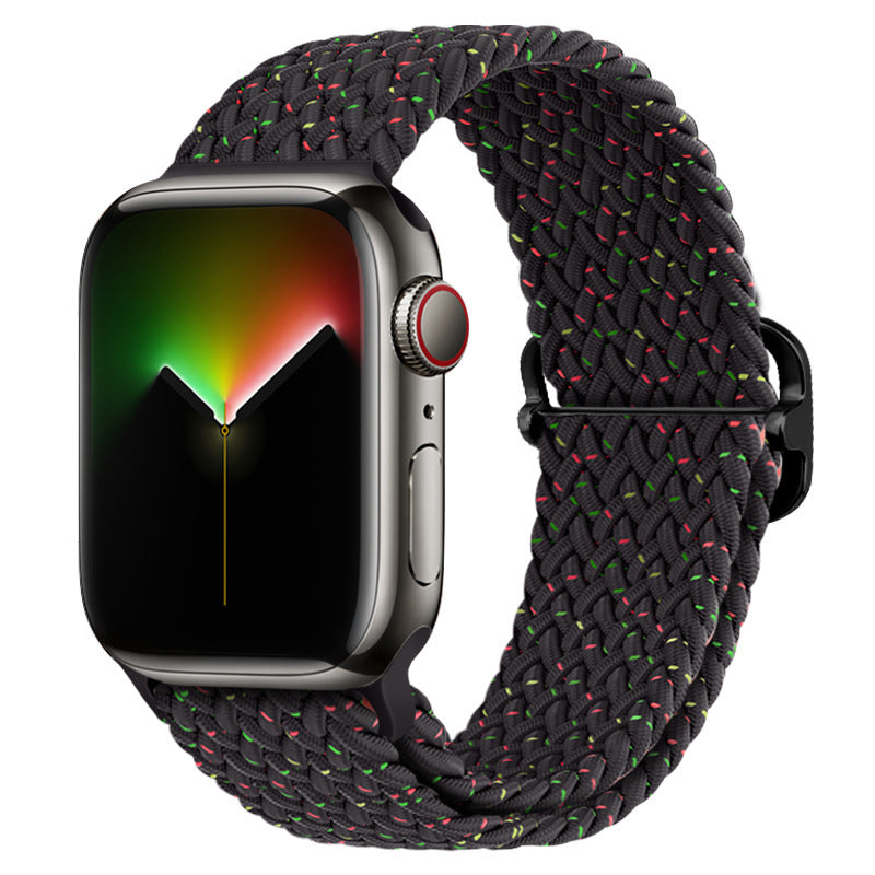 Double Loop Nylon Loop Woven Rainbow Watch Strap de057e5e a19d 4afb 990c e4f20b17ae0e