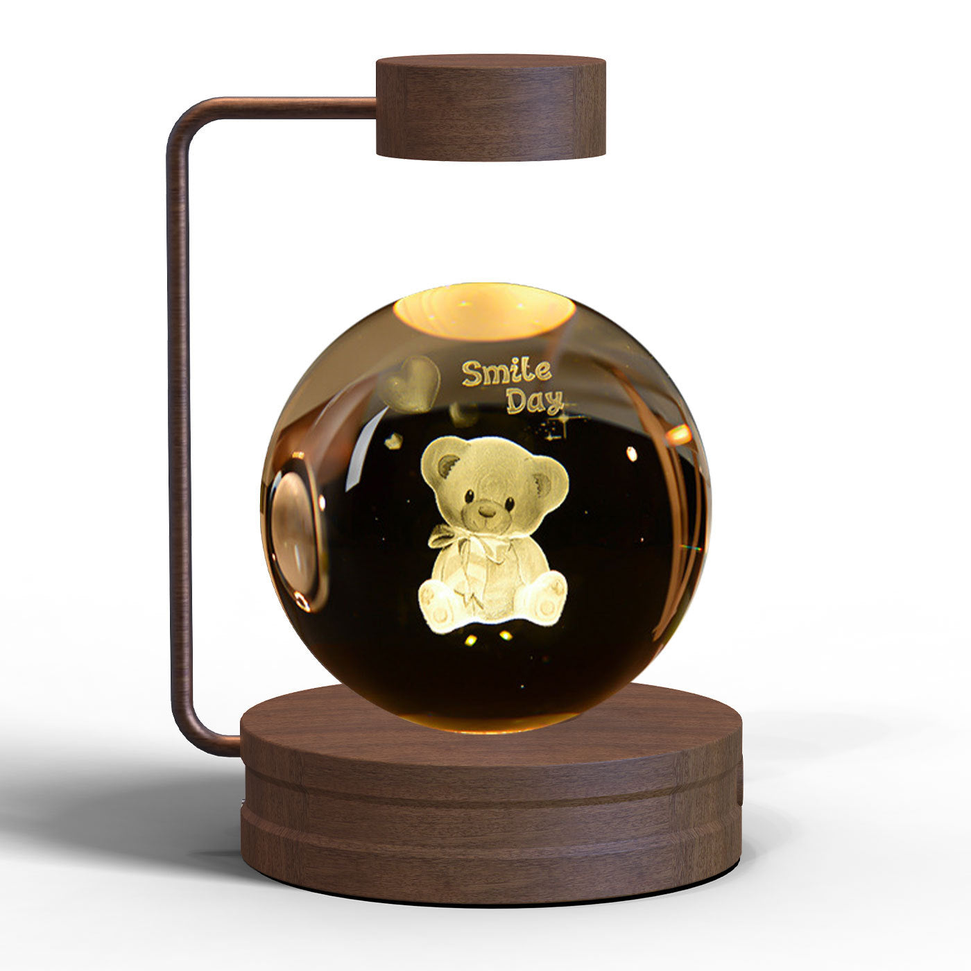 Crystal Ball Cosmic Dinosaur Indoor Night Light USB Power Warm Bedside Light Birthday Gift Night Lamp de2de33d 3856 423d 9cac
