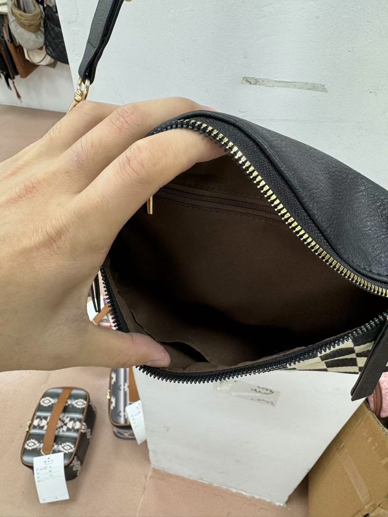 Plaid Waist Trendy All-match Messenger Bag