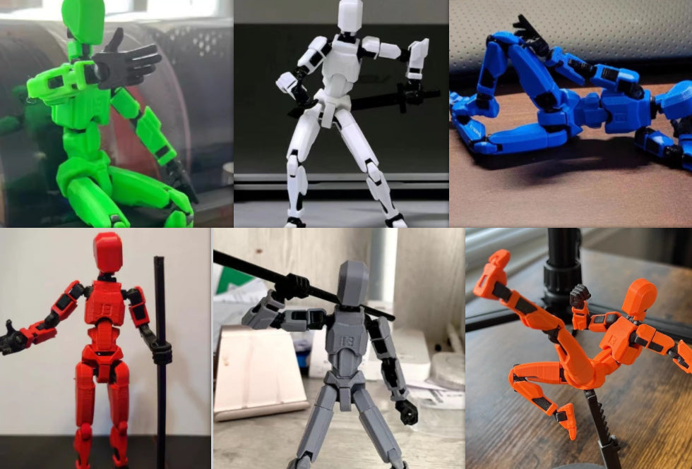 Multi-Jointed Movable Shapeshift Robot 2.0 3D Printed Mannequin Dummy Action Model Doll Toy Kid Gift df346765 e7cf 47fe baef