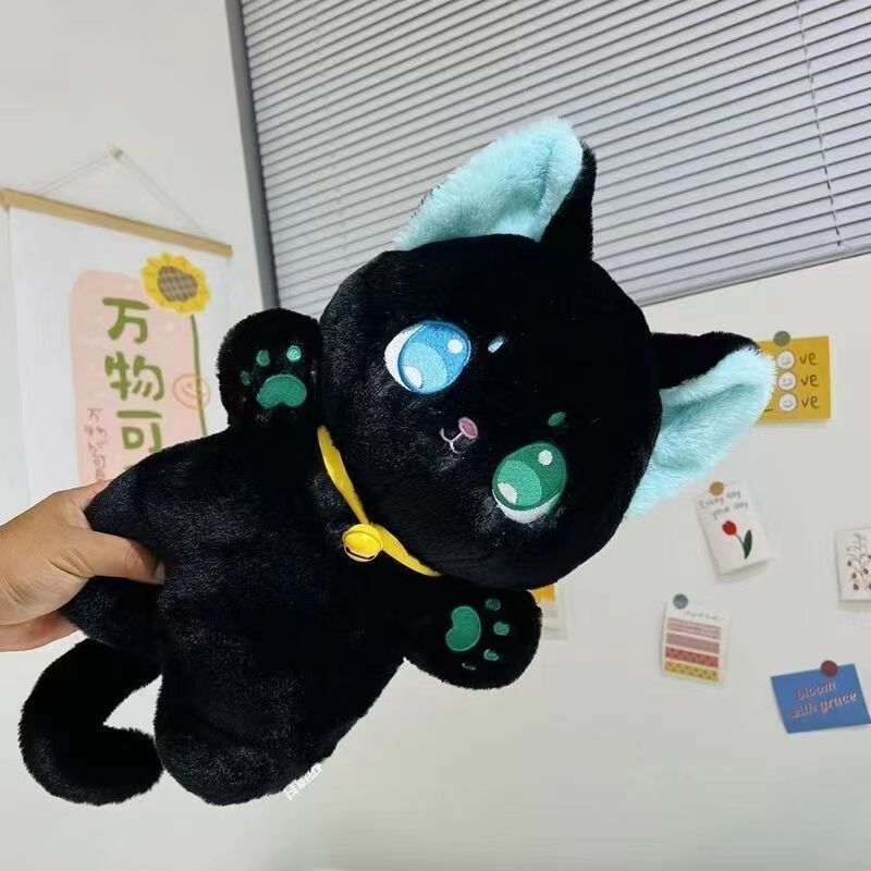 Cute Black And White Cat Doll Plush Toys df37acf7 bb58 4b12 81e0 a9bf4a3d64ed