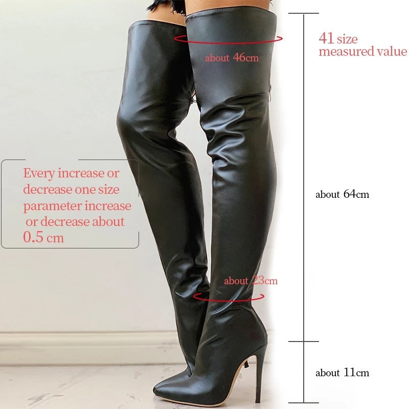 Personality Below The Knee Plus Size Women's Boots