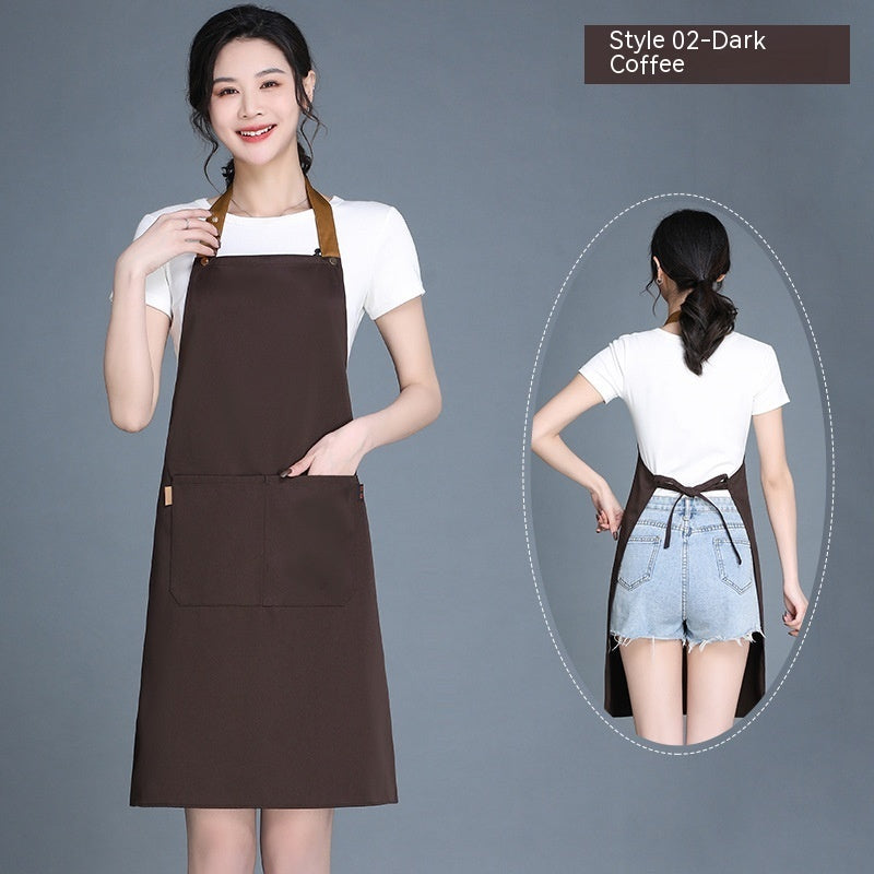 Women's Wear-resistant Stain-resistant Breathable Waterproof Apron dfcdbef8 962d 4e2b ba34 be332376dcbf trans