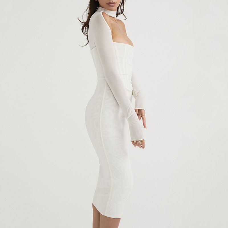 Hollow Out Voile Long Dress e1615c4b 0369 494c b8b1 75550eacaa0c