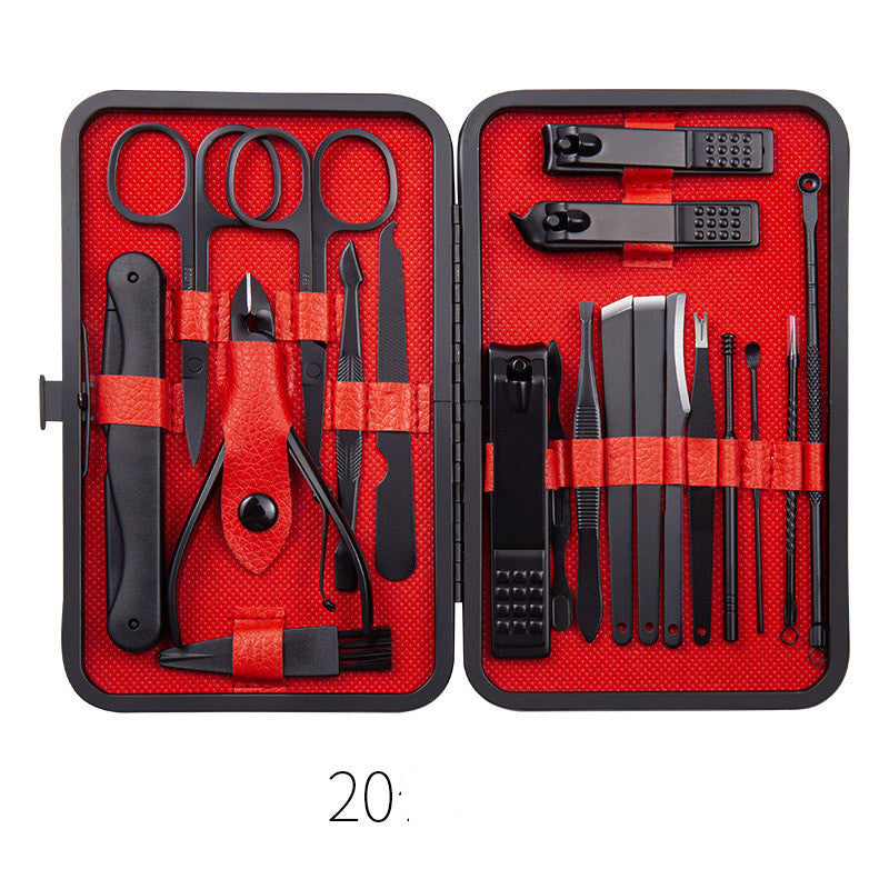 Professional Scissors Nail Clippers Set Ear Spoon Dead Skin Pliers Nail Cutting Pliers Pedicure Knife Nail Groove Trimmers e1
