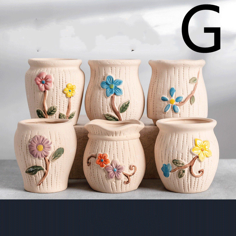 Ceramic Creative Indoor Succulent Plant Pots