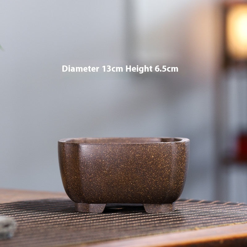Yixing Purple Sand Small Flower Pot Stoneware Breathable e1e1bb63 c7b3 4519 9b0e 425f1e82aeff