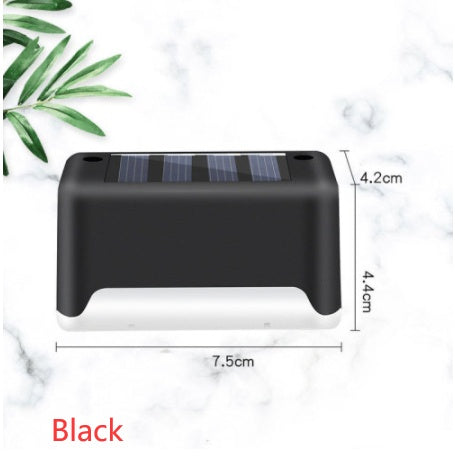 New Upgrade Waterproof LED Solar Fence Lamp Solar Deck Lights Solar Step Light Outdoor For Patio Stairs Garden Pathway Step Y