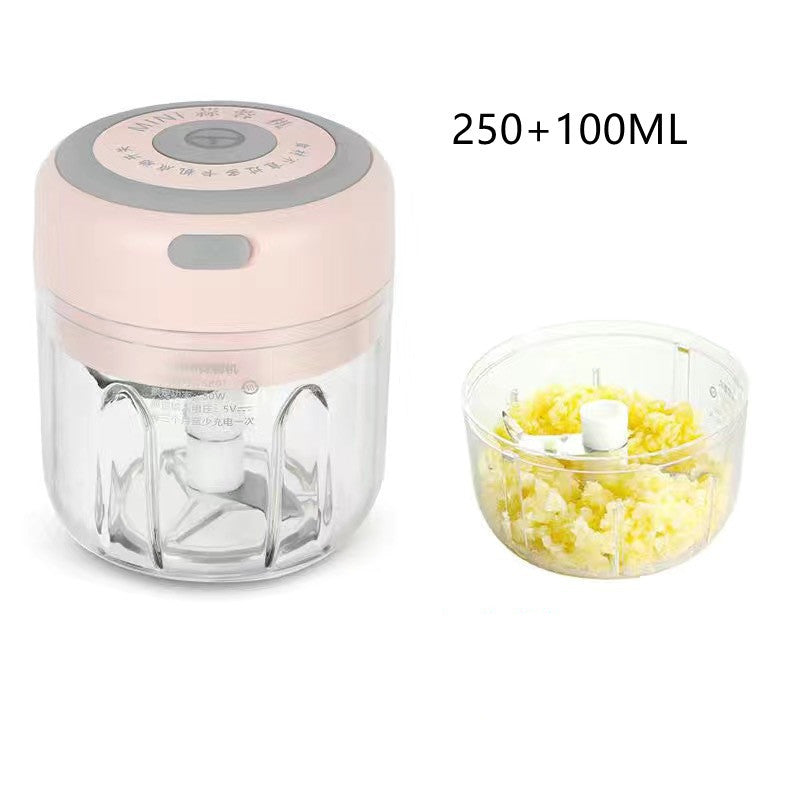 Mini Electric Garlic Chopper USB Charging Ginger Masher Machine Sturdy Durable Chili Vegetable Crusher Kitchen Tool e263604d