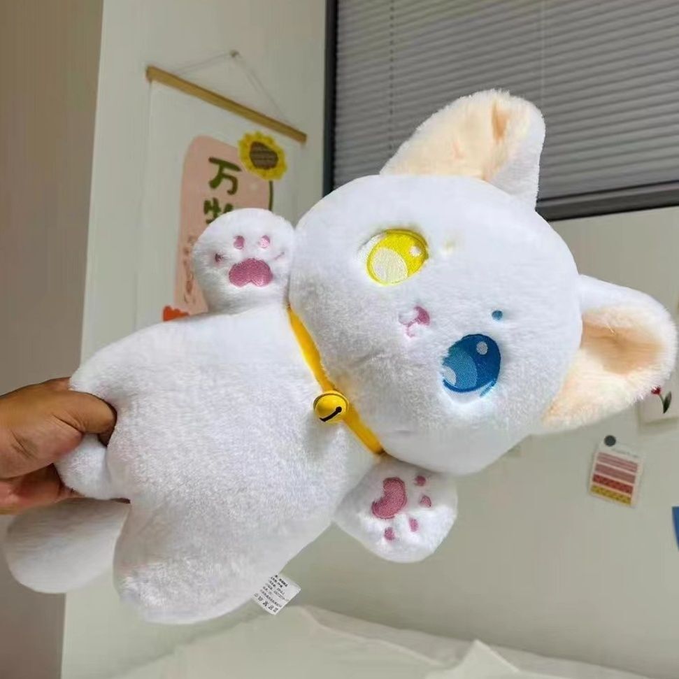 Cute Black And White Cat Doll Plush Toys e2755f0c d444 4e86 afeb fe159cb631ce