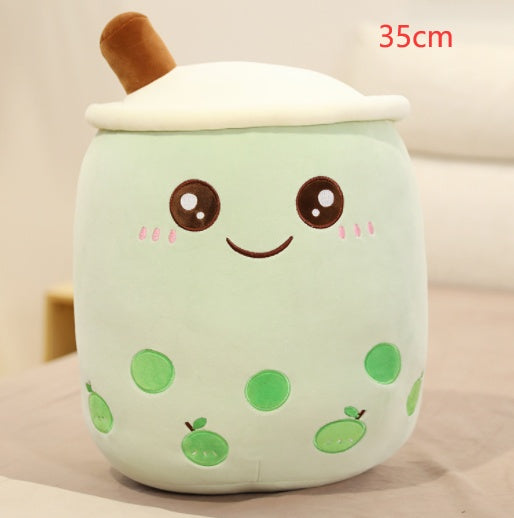 Cute Fruit Drink Plush Stuffed Soft Strawberry Milk Tea Plush Boba Tea Cup Toy Bubble Tea Pillow Cushion Kids Gift e28893a7 7