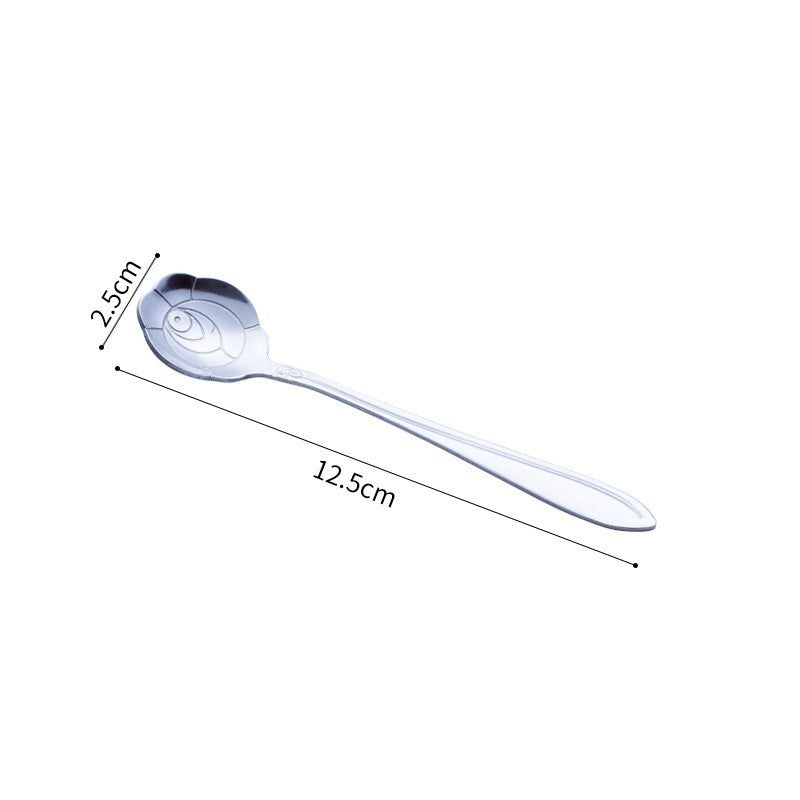 Stainless Steel Korean Spoon Long Handle Cherry Blossom Stirring e3254237 9f91 4dbc 8c6c 1f081c186e5f
