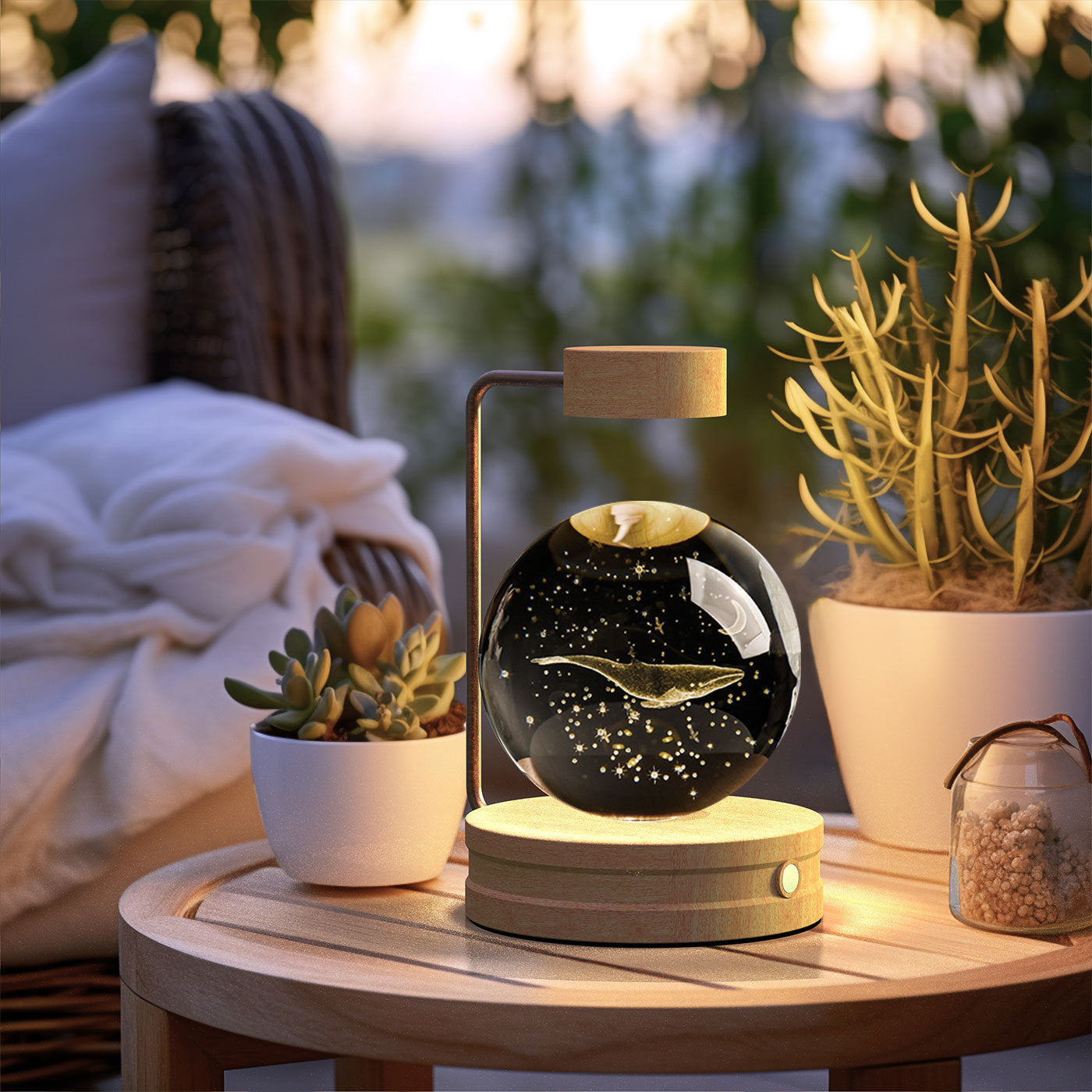 Crystal Ball Cosmic Dinosaur Indoor Night Light USB Power Warm Bedside Light Birthday Gift Night Lamp e3b065eb 74d4 4abe af2f