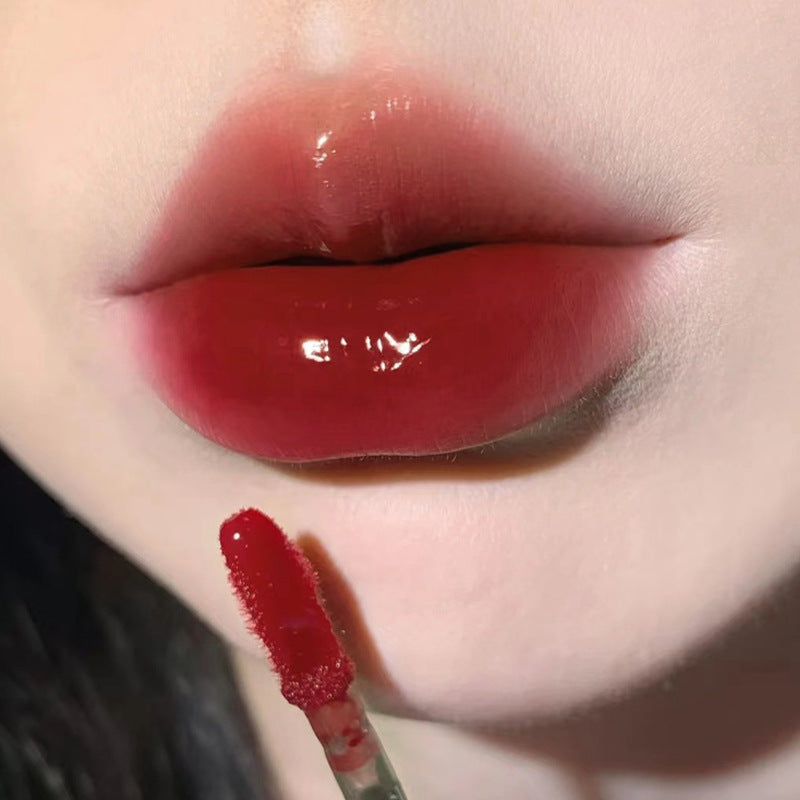 HERORANGE Light Dew Concentrated Mirror Lip Lacquer No Stain On Cup Thai Style