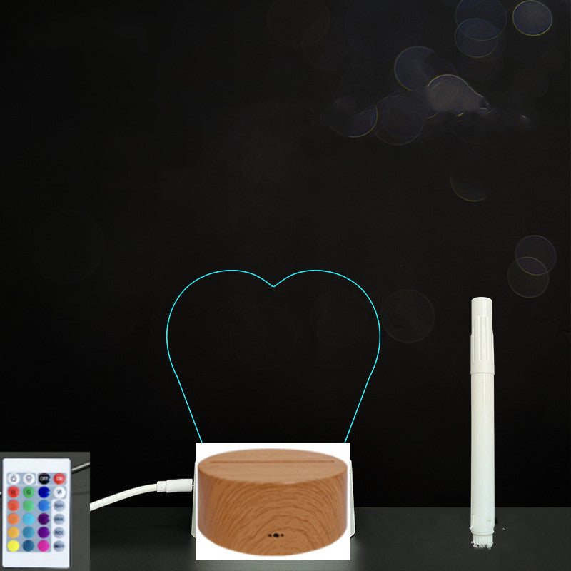 3D Acrylic Board Handwriting Message Board LED Light - HD Wireless Product #80