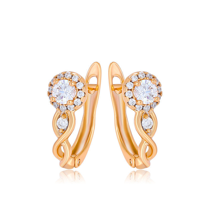 Women's Fashion Graceful Personality Zircon Earrings e5011457 2281 4f38 a00a c0daaf67819d