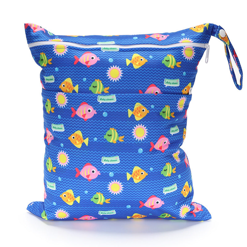 Digital Printing New Pattern Double Pocket Diaper Bag e57cdb1e 4c65 4ac9 8a76 aa647edca45a