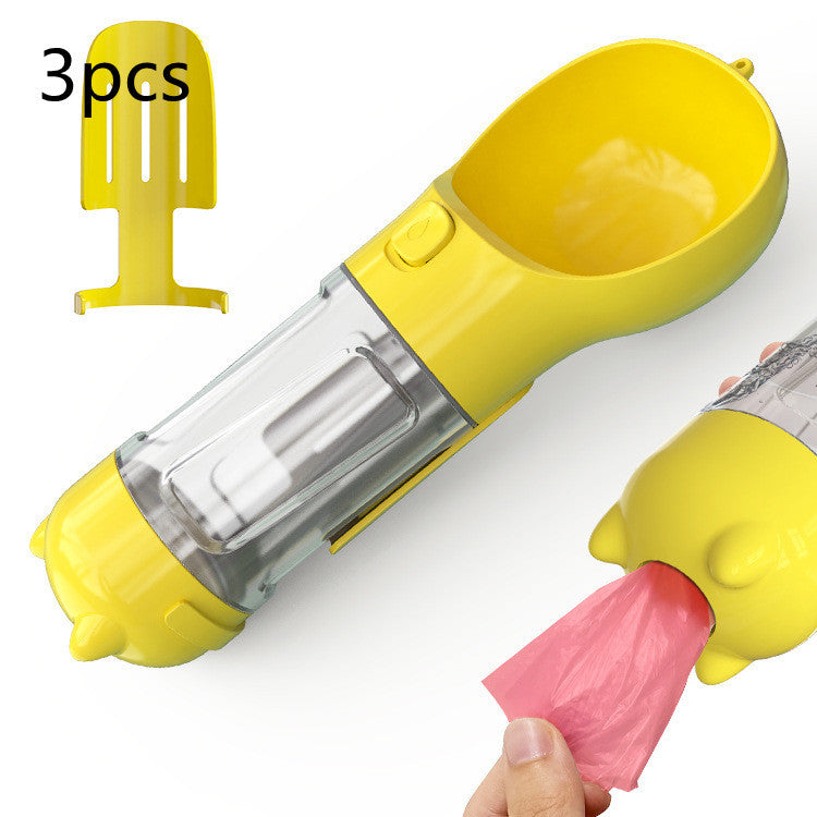 Pet Water Bottle Feeder Bowl Garbage Bag Storage Portable Pet Outdoor Travel 3 In 1 Dog Water Bottle e6b024c5 b0a6 48da 8d60