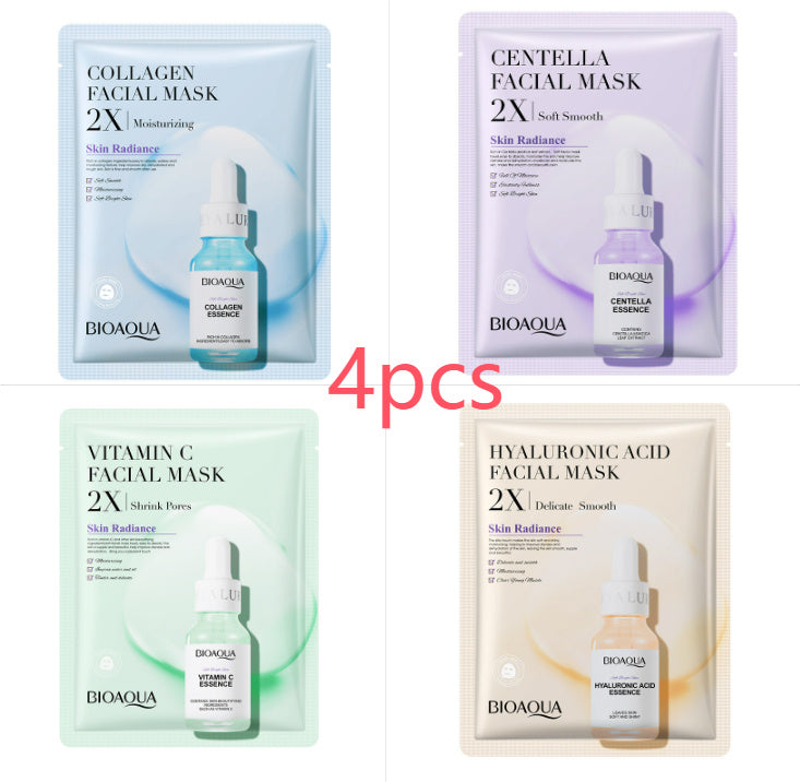 Collagen Face Mask Moisturizing Firming Face Sheet Mask Hyaluronic Acid Facial Masks Beauty Skin Care Gel Skin Care e6bc029d