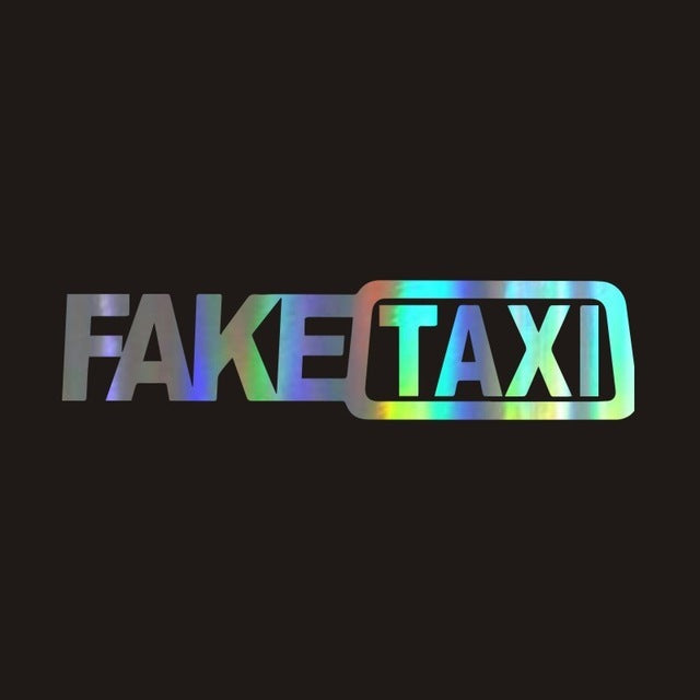 Fake Taxi Drifting Sign Funny Car Sticker e6d41e3c d781 4b37 93b9 4b267ebb7bfc