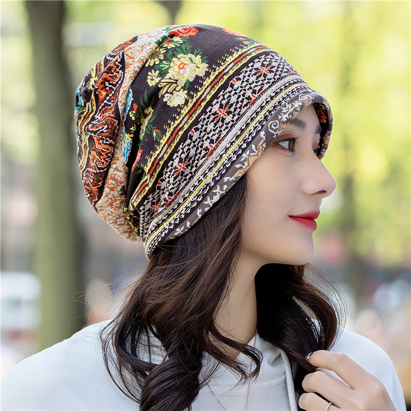 Head Ethnic Wind Series Korean Cashew Flower Bun Head Hat e79571e6 ddac 4b92 842c b912788b267b