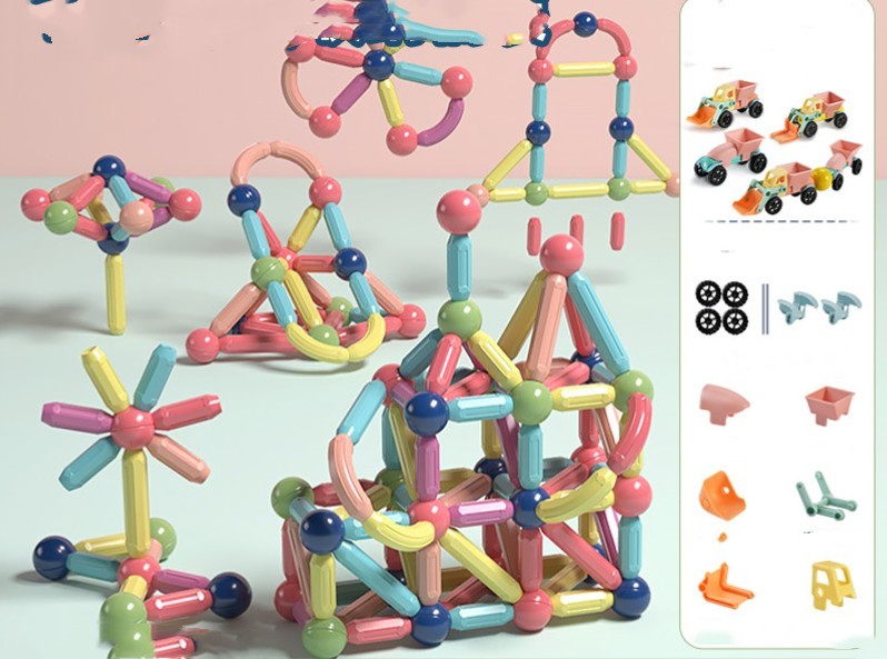 Magnetic Rod Children's Assembled Building Blocks Toys e7aa73b1 75ad 4e2a 86e6 4a596274f9b9