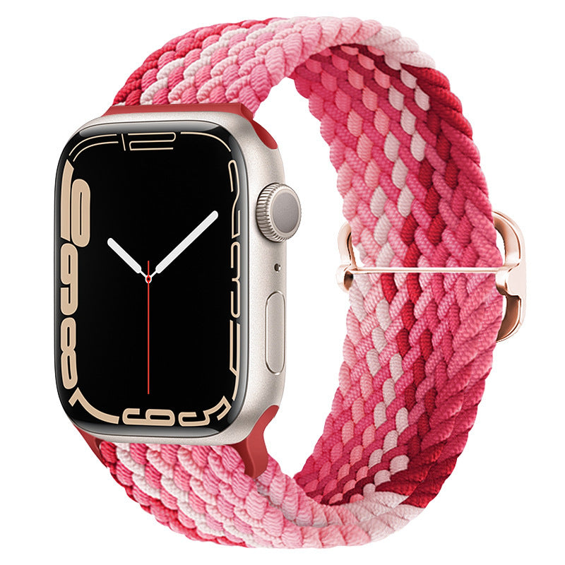 Double Loop Nylon Loop Woven Rainbow Watch Strap e7baae27 5f1f 4846 a869 a135d97009eb