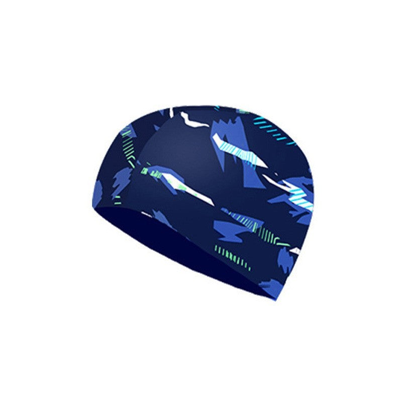Comfortable Fit Cloth Waterproof Swimming Cap e873fb33 0de3 4214 901b bcf562dbe43a