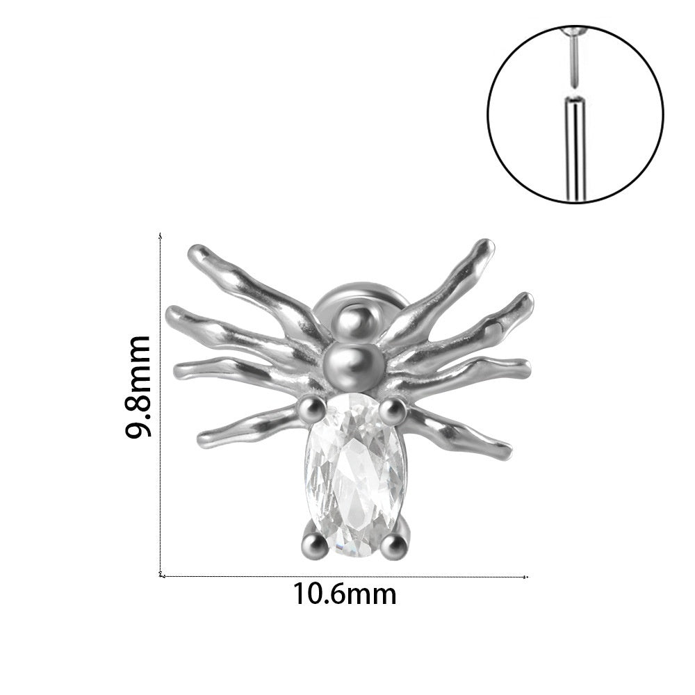 Snake Bat Bee Spider Threadless Pin Earrings e888ae47 438f 4118 b318 dca52c22a3d2 5be3ad5f 2a6c 495d 829a 87b83555a9e6
