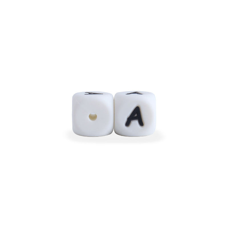 12mm Baby Products 26 Silicone English Alphabet Beads Teeth Accessories - HD Wireless Product #6