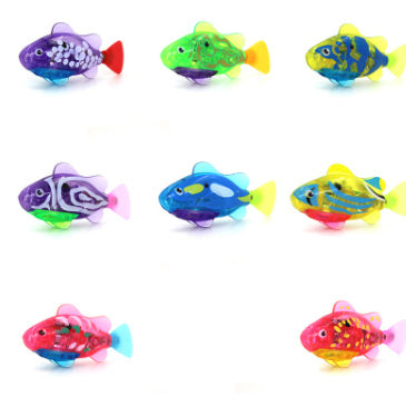 Cat Interactive Electric Fish Water Toy For Indoor Play Swimming Robot Fish Toys For Cat Dog Pet Baby Swimmer Bath Robofish T