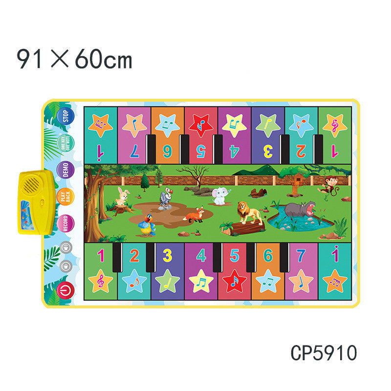 Children's Early Childhood Education Animal Piano Mat Multifunctional Music Blanket Toy eb4e6ab7 bfc8 4d60 9745 1fa5b175e2dc