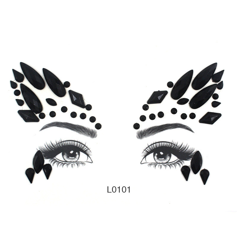 Women's Fashion Party Decoration Face Stickers ec19d016 0412 4747 9b23 76598378fe14