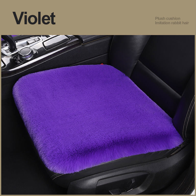 Car Seat Winter Plush Single Seat Square Cushion ec2325f6 b8a5 4b9c 88f5 baef5c469c3a