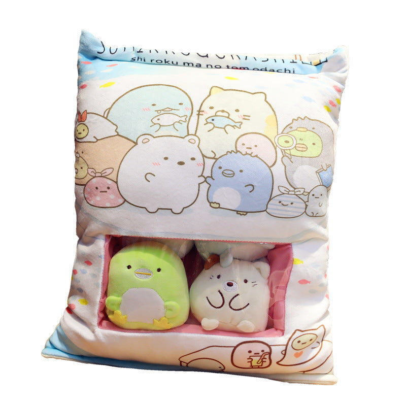 A Big Bag Of Snack Doll Cute Doll Sleeping Pillow For Girl Ankle Biter Pillow - HD Wireless Product #2