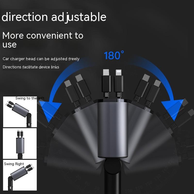 Metal Car Charger 100W Super Fast Charging Car Cigarette Lighter USB And TYPE-C Adapter ee68d860 3d43 4fea a953 4468f9c16afc