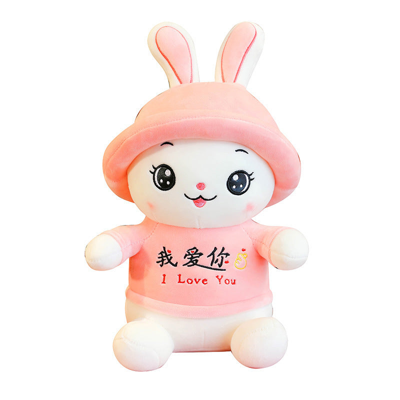 With Hat Rabbit Stuffed Animal Toy Female ee7d5f57 1477 47ed b7ca 485371c1508a