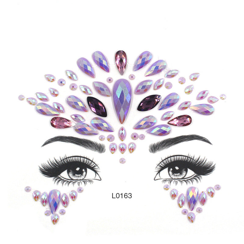 Women's Fashion Party Decoration Face Stickers ee8502f1 4740 4782 bbff a6c96071a899