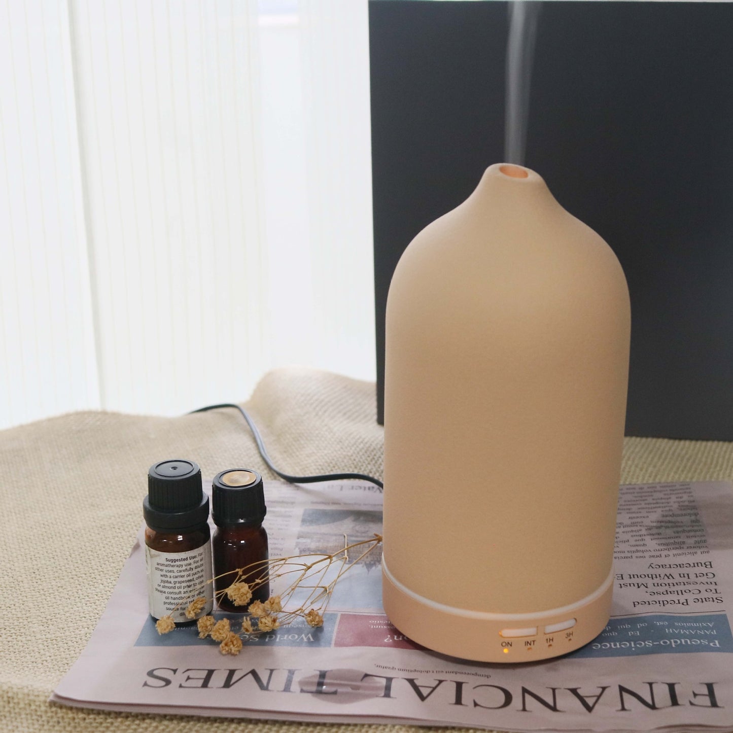 5 Colors Humificador Ceramic Aroma Diffuser Ultrasonic Diffusers Ceramic Humidifier - HD Wireless Product #9