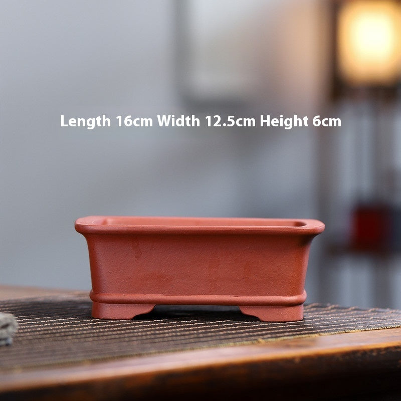 Yixing Purple Sand Small Flower Pot Stoneware Breathable ef2c5ff9 ff84 489b a34b 64409d76b312