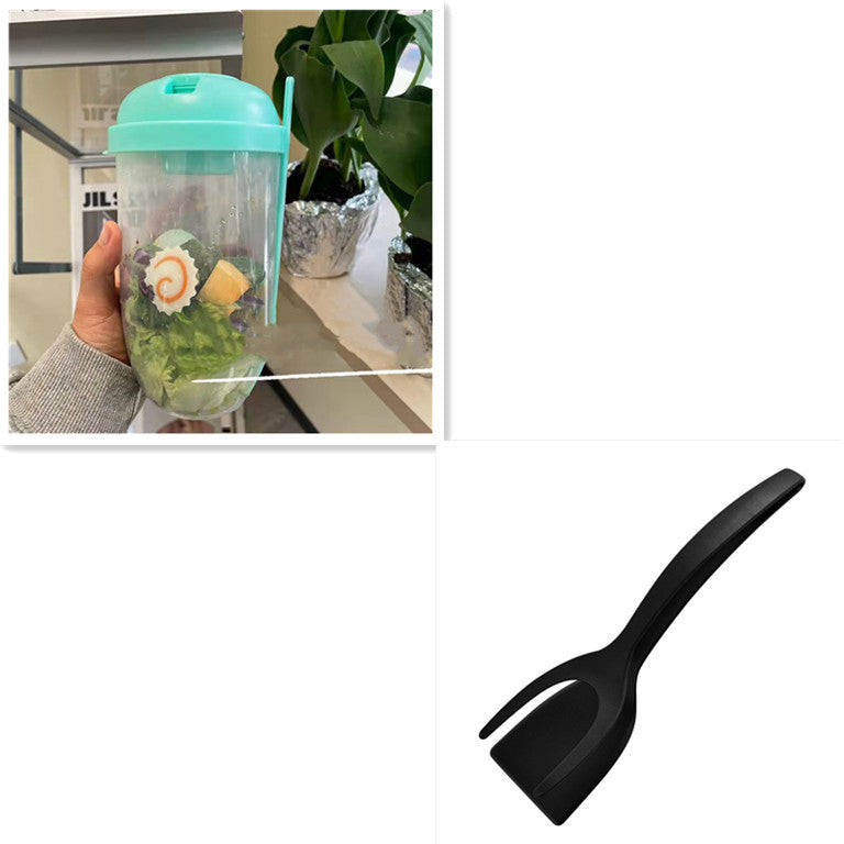Breakfast Oatmeal Cereal Nut Yogurt Salad Cup Container Set With Fork Sauce Cup Lid Bento Food Taper Bowl Lunch Box ef54a9e9