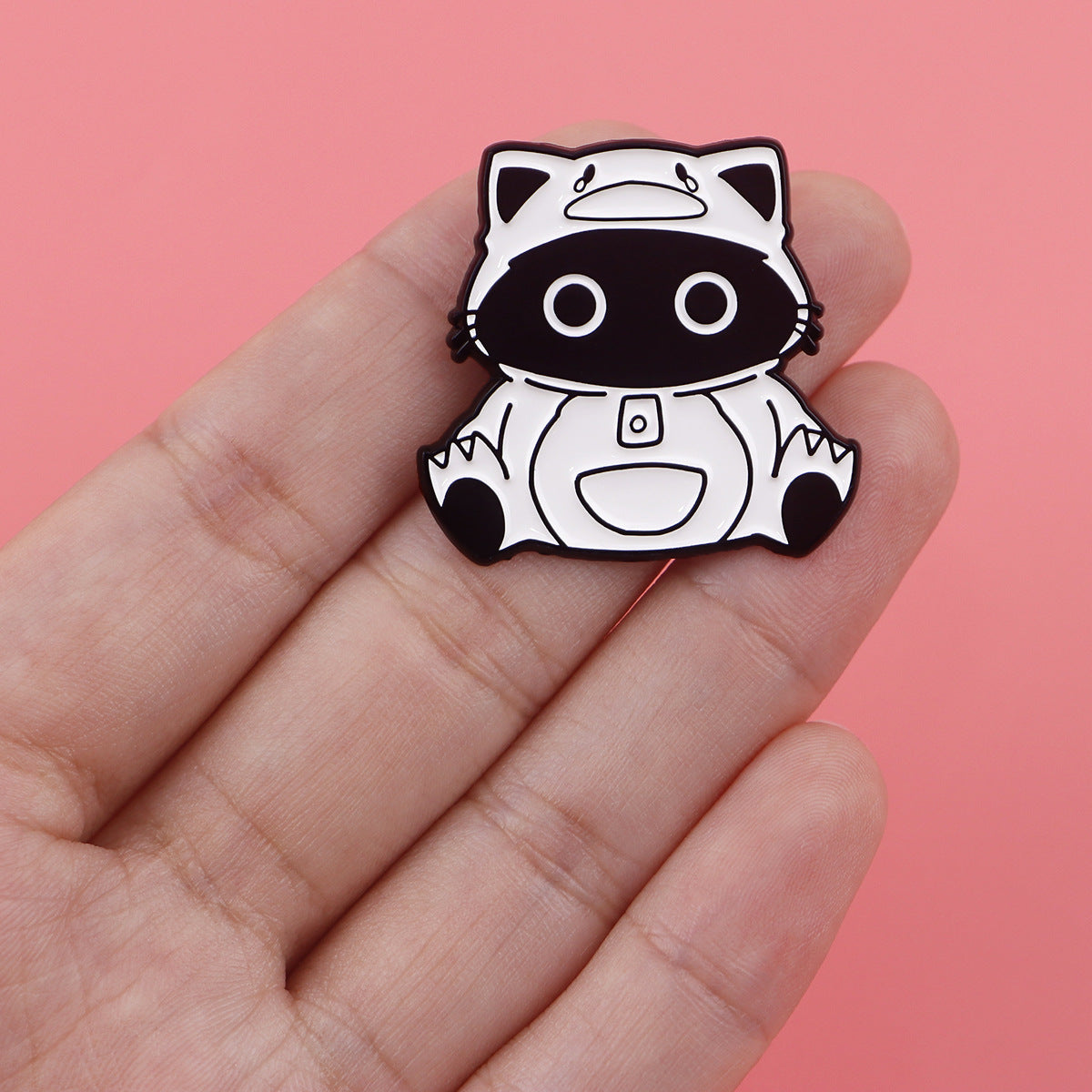 Creative Cartoon Cute Black Cat Alloy Brooch