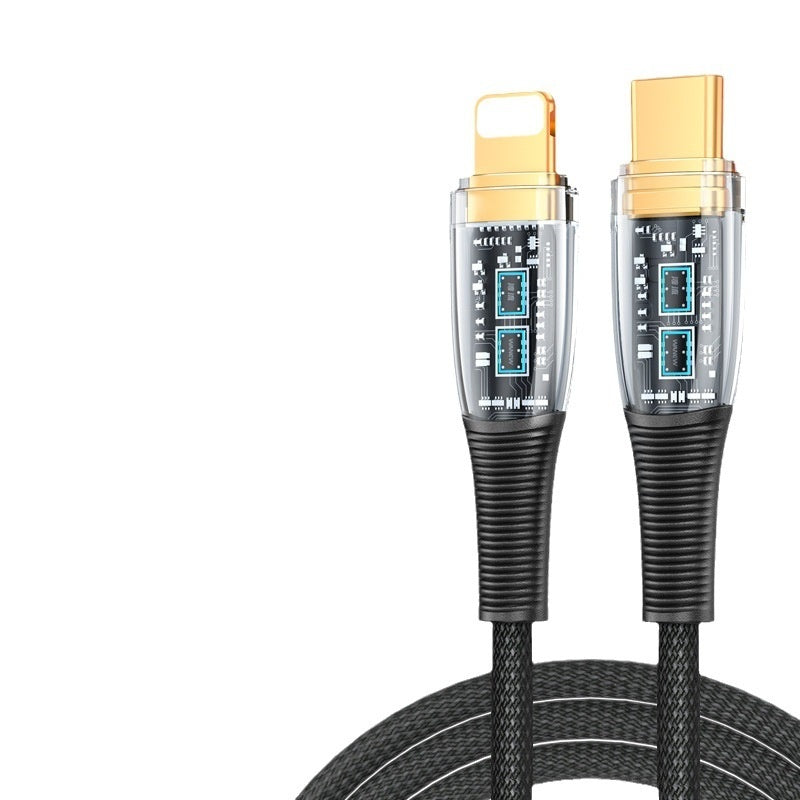 Low Temperature Fast Charging Transparent Data Cable - 图片 2