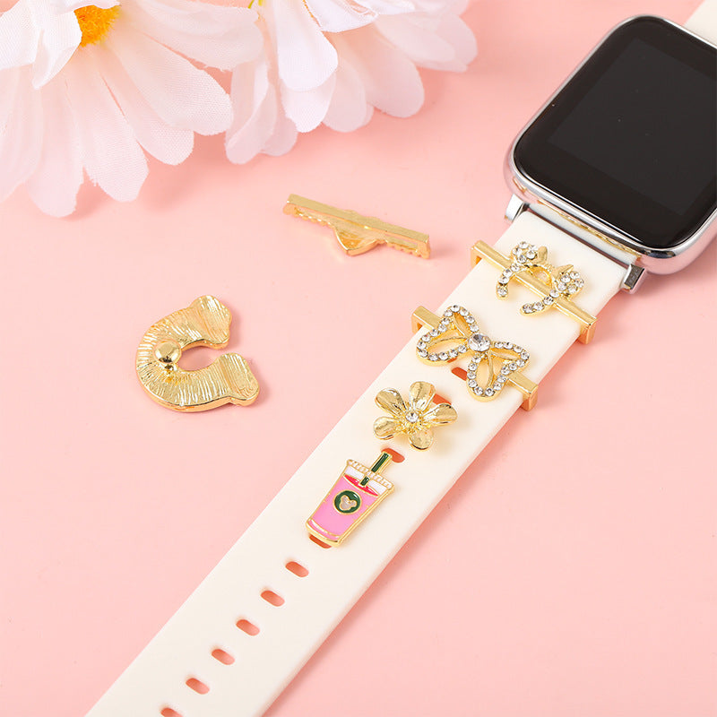 Creative Silicone Strap Buckle Accessories Bow Decorative Ring eff5c1f8 999f 49ed 9bfb 23f6bb9d5367