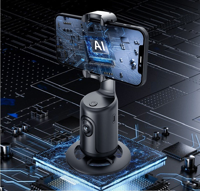 360 Auto Face Tracking Gimbal AI Smart Gimbal Face Tracking Auto Phone Holder For Smartphone Video Vlog Live Stabilizer Tripod - 图片 6