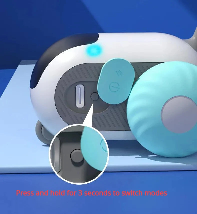 Remote Control Interactive Cat Car Toy USB Charging Chasing Automatic Self-moving Remote Smart Control Car Interactive Cat To