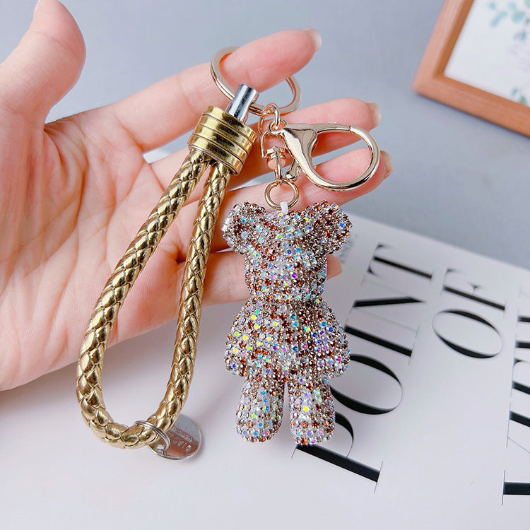 Creative Diamond Cartoon Bear Keychain f00848e8 6353 40b7 9a6c 4be8c8e373d2