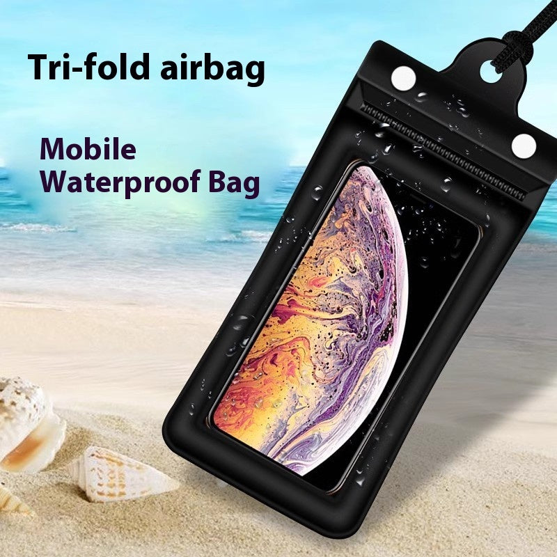Inflatable Floating Touch Screen Mobile Phone Waterproof Bag Three Layers f0662762 f1ef 488c 88a6 1c695ab62458 trans