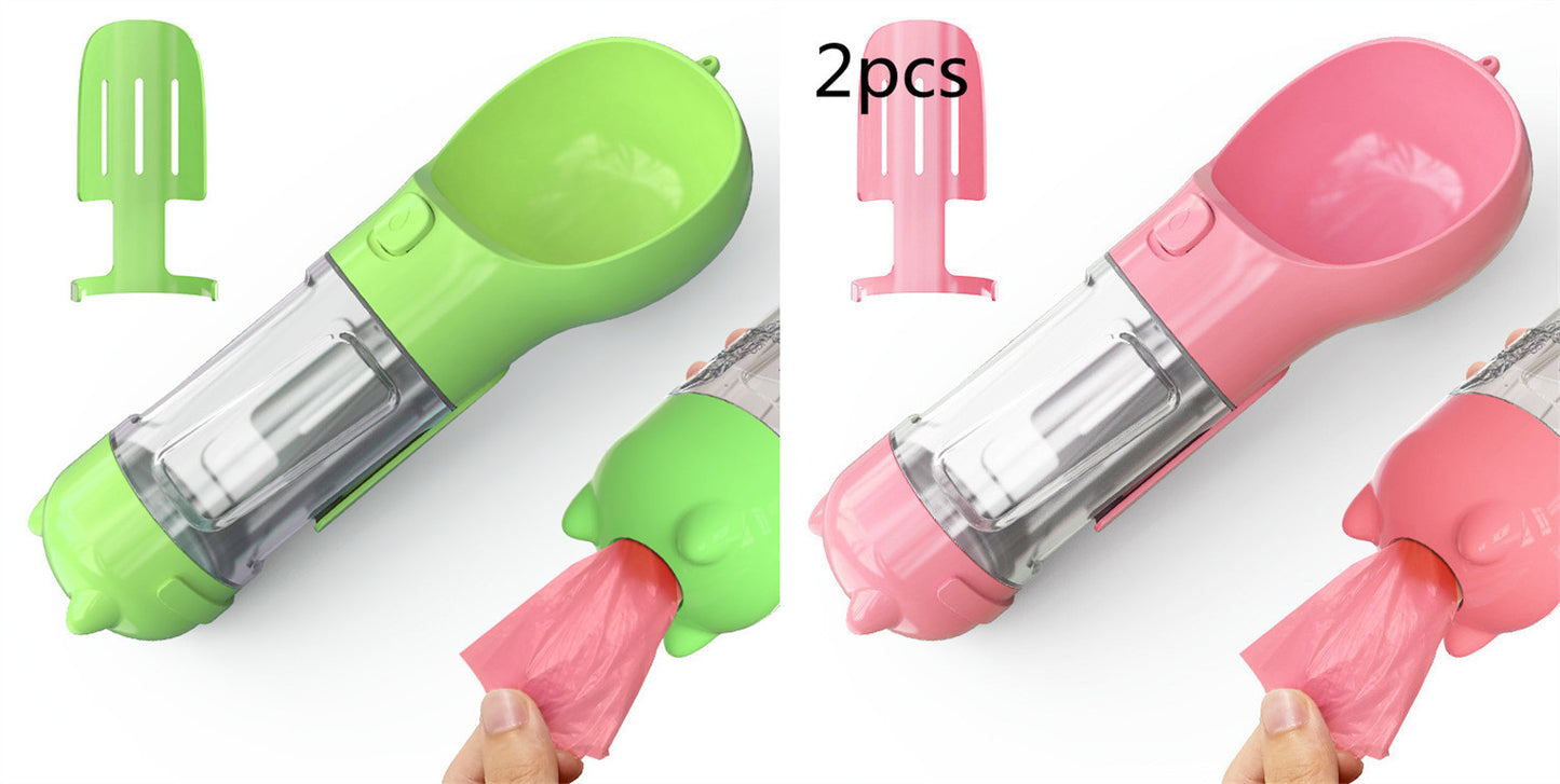 Pet Water Bottle Feeder Bowl Garbage Bag Storage Portable Pet Outdoor Travel 3 In 1 Dog Water Bottle f06bde7f da4b 4928 b23b